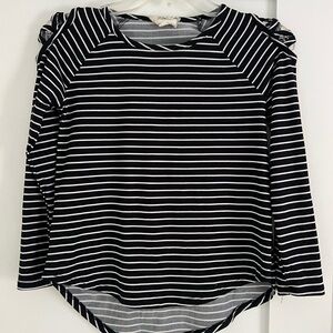 btween Black and White Striped top